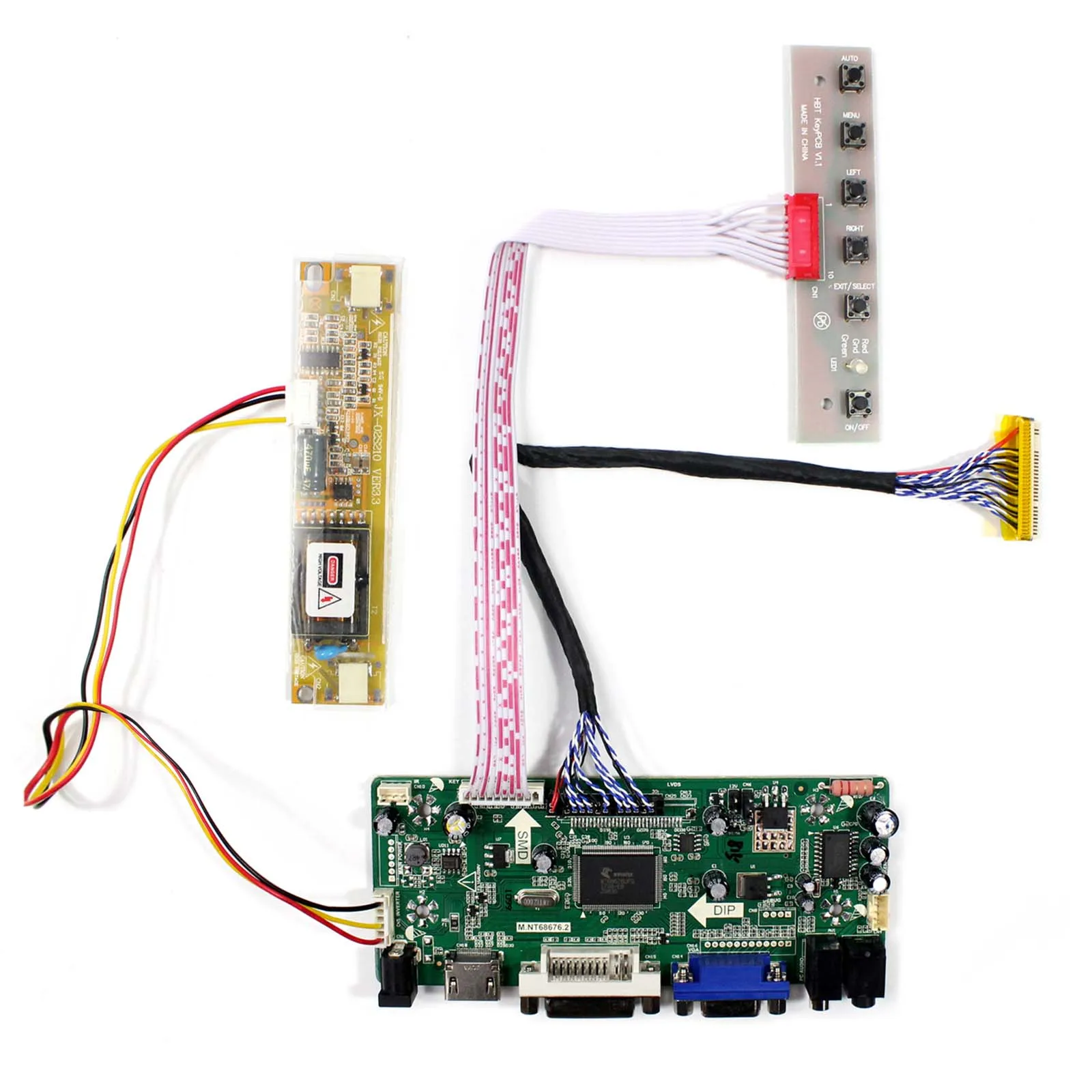 HDMI+VGA+DVI+Audio+Earphone Controller Board for TX39D80VC1GAA 15.4" 1280x800 
