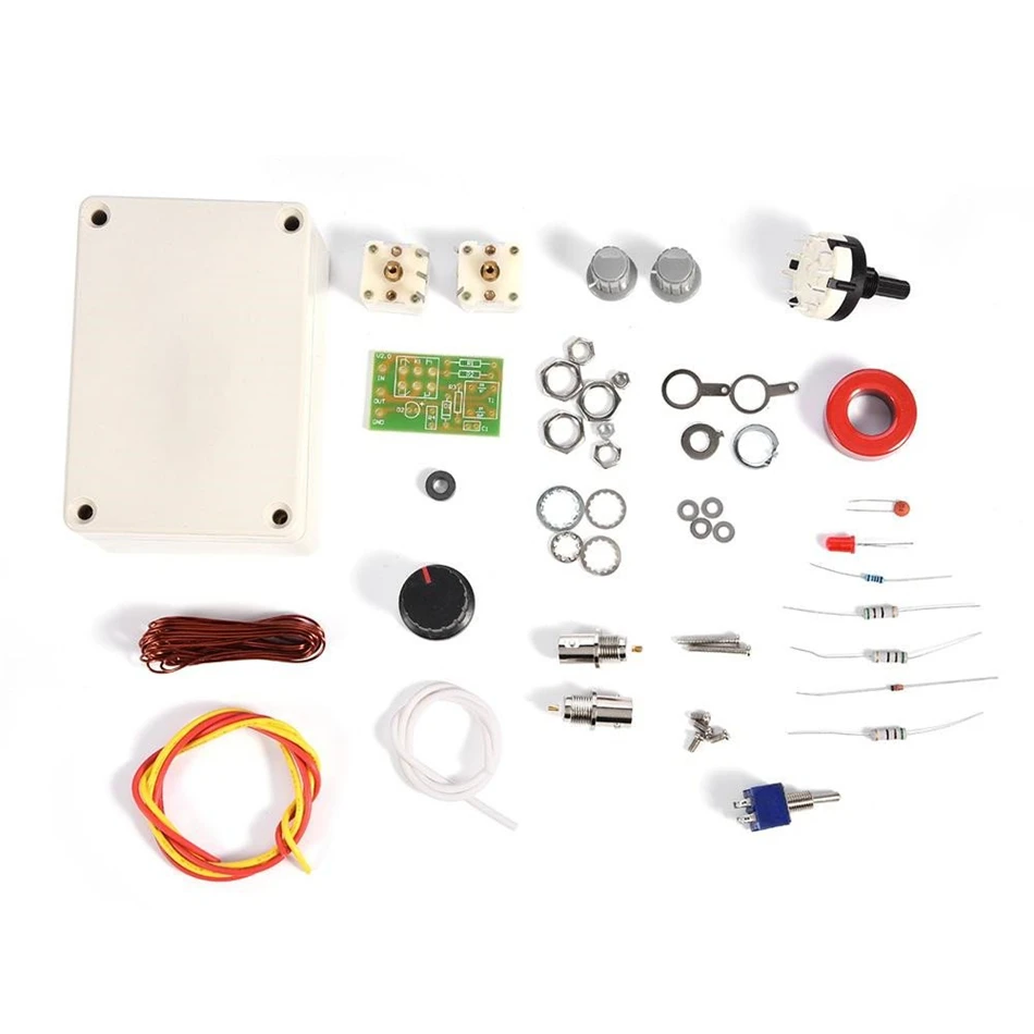 

1-30Mhz LED VSWR DIY Manual Antenna Tuner Kit For HAM RADIO CW QRP Q9 BNC Interface