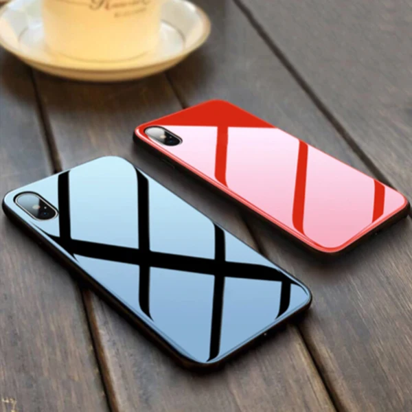 

All-inclusive Anti-drop Plating Mirror Mobile Phone Case Compatible for iPhone 6 6S 7 8 X XS Max XR EM88