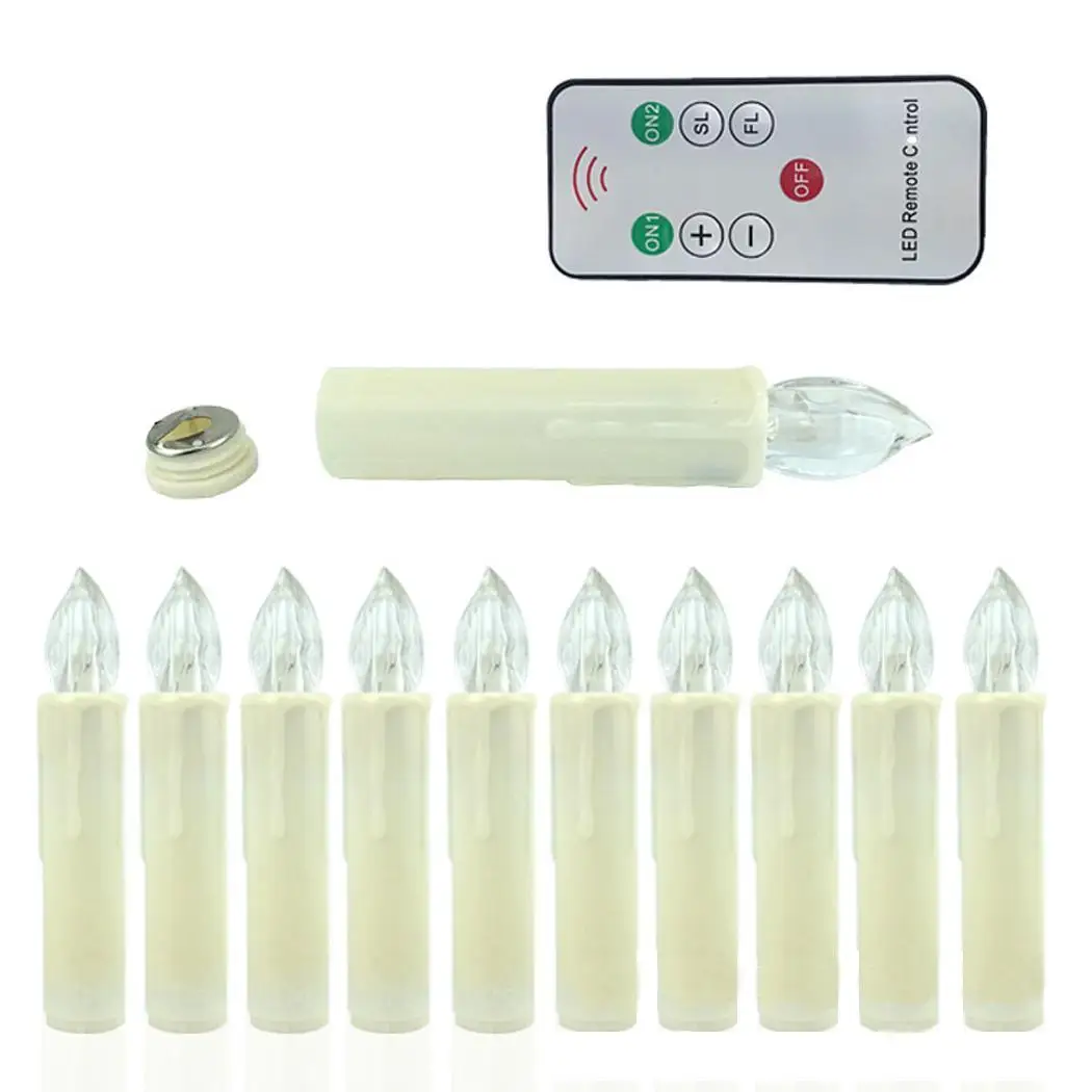Christmas Clips than not Candle Remote 1 Lights Wireless Casual AA Decor Cylinder more Control Fairy Party 5 LED x Home | Дом и сад