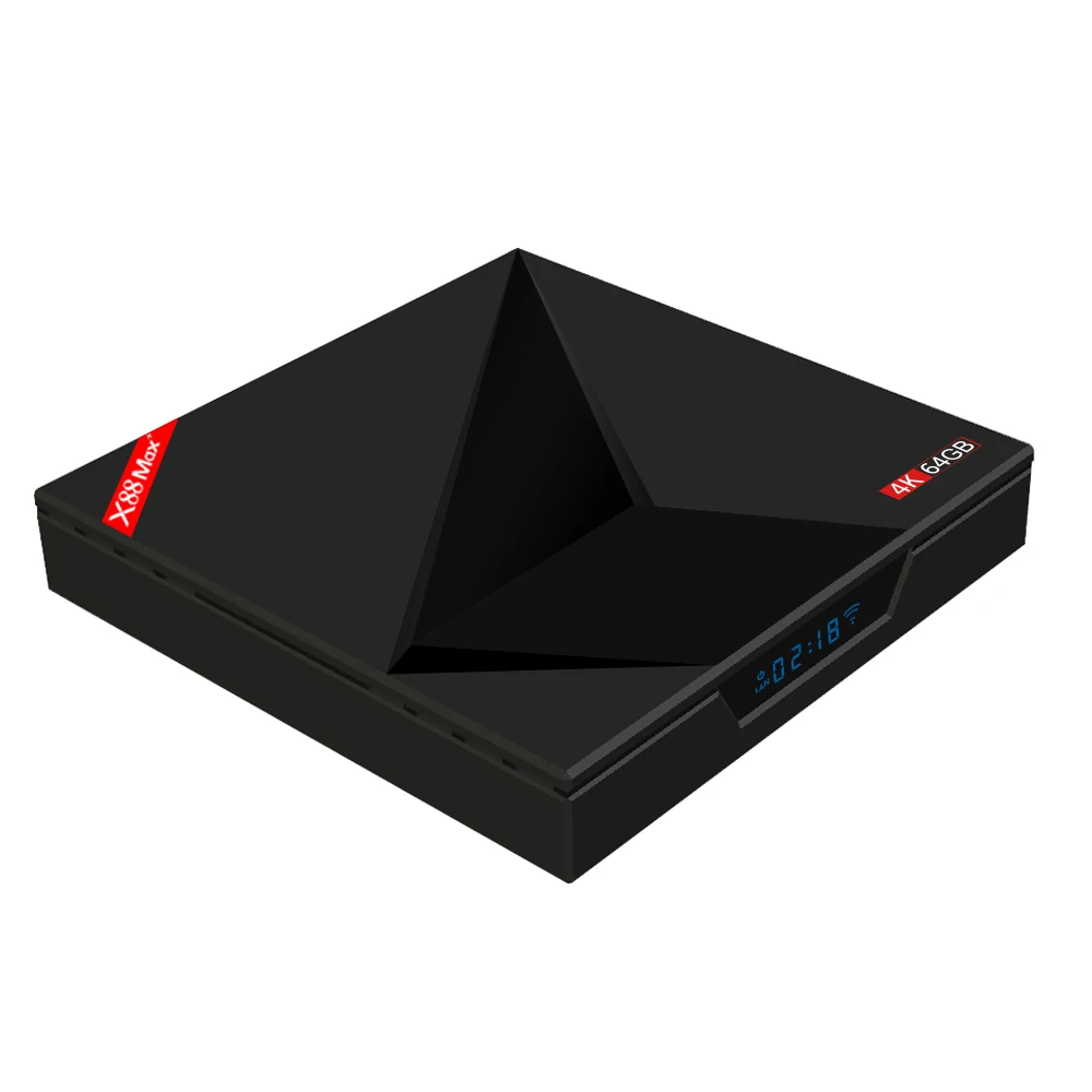 X88 MAX Plus Android 9.0 Smart TV BOX Type-c USB 3.1 4GB 64GB 2.4GHz\5GHz BT4.0