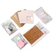 1pc DIY Dollhouse Assembly Creative Handmade Dollhouse Small House Miniature Kit Birthday Valentines Gift for Girls Boys