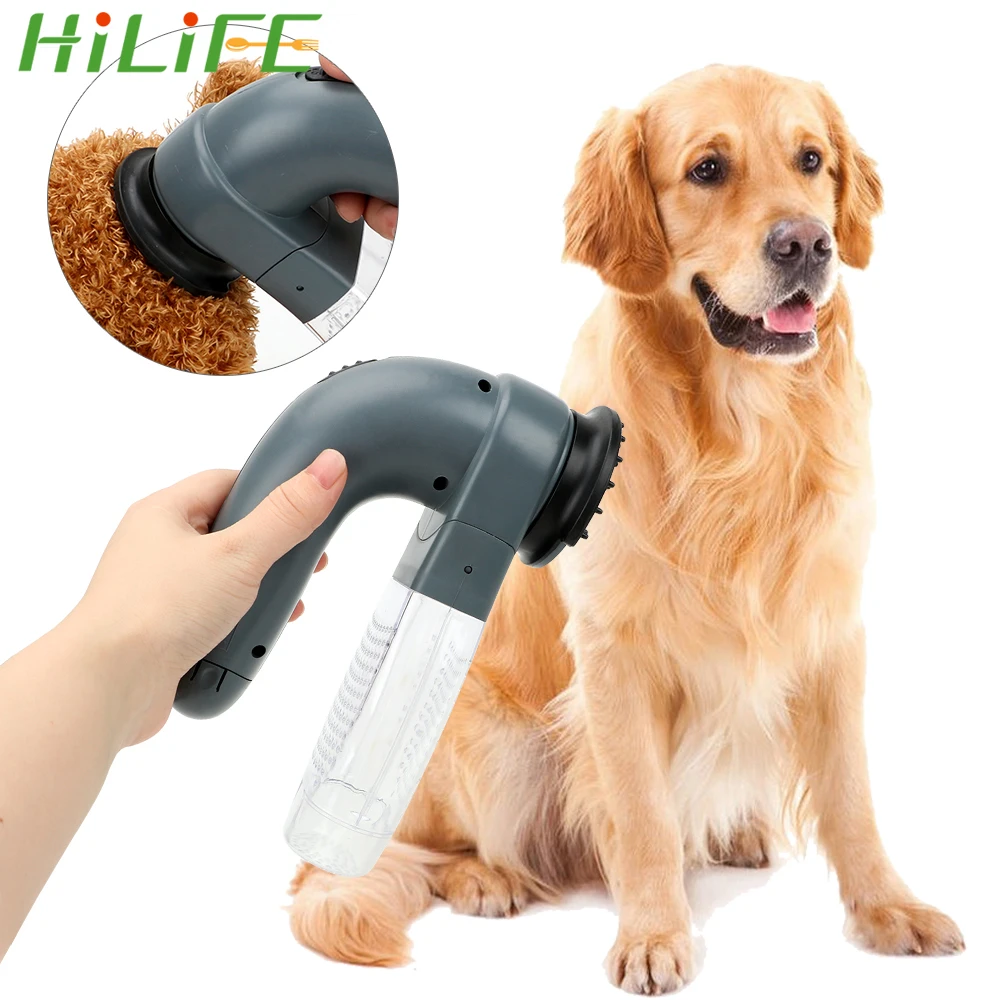 

HILIFE Vacuum Fur Cleaner Electric Suction Device Cat Dog Animals Hair Comb Pet Massage Pet Grooming Cat Dog Deshedding Clipper