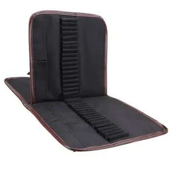 

72 Pockets Canvas Pencil Case Foldable Cosmetic Makeup Storage Bag Pen Stationery Organizer for Student Office School Supplies