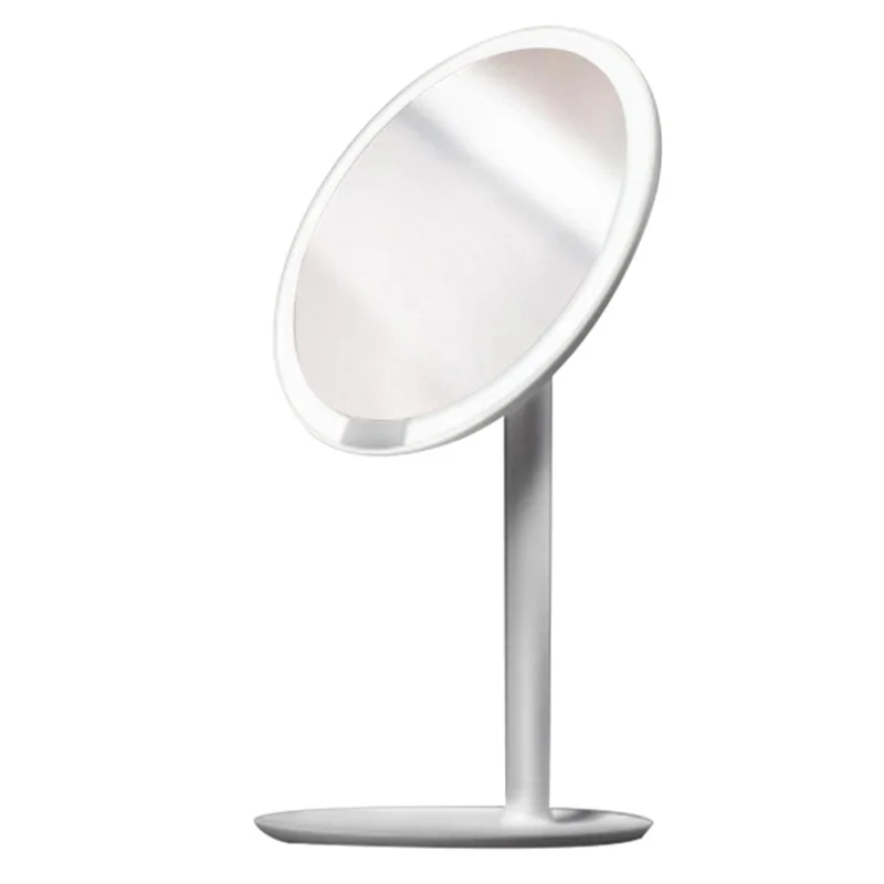  New Arrival AML004 Makeup Mirrors Rechargeable Brightness Adjustable LED HD Makeup Daylight Mirror  - 32947617493