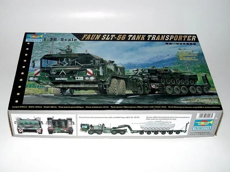 Трубач 1/35 00203 Faun слон SLT-56 Transporter