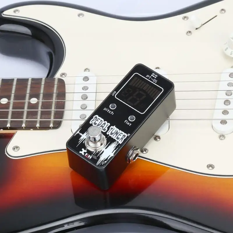 

B0-B6 Effect Pedal for Guitar Bass High sensitivity precision Mighty Sound display PT-06 Mini Pocket Chromatic Tuner Guitar