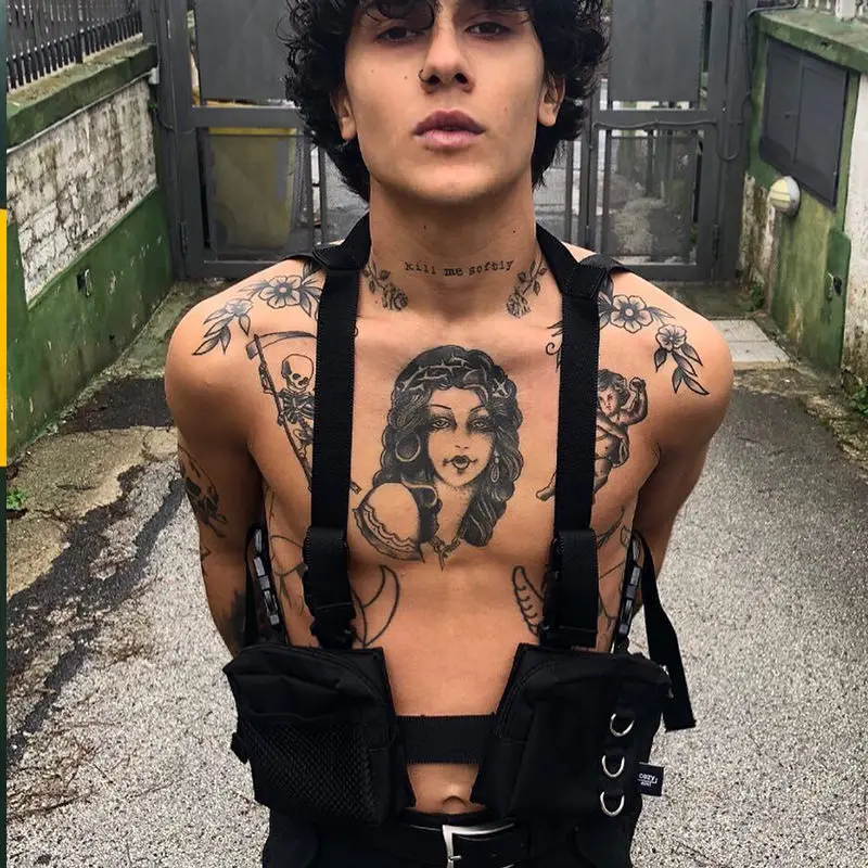 

Fashion Chest Rig Waist Bag Hip Hop Streetwear Functional Tactical Funny Packs Belt Bags Kanye West Cross Shoulder Bags bolso