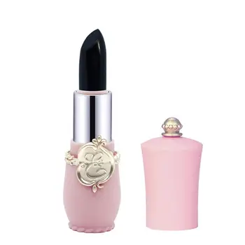 

Magic Lipstick Moisturizing Color Change Pink Tube Black Paste Silky Smooth Hydrating Lip Liner
