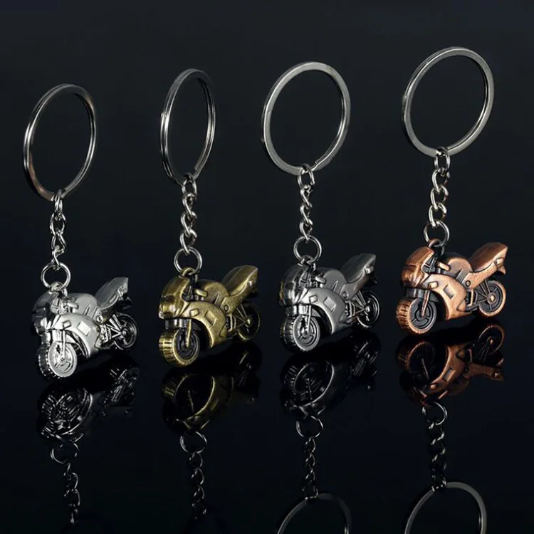 

3D Large Motorcycle model Key Holder For Car Styling Accessories Motorcycle Helmet Key Rings Motor Keychain Metal Motocross
