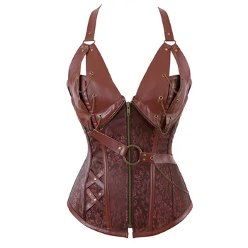 

irdle belts for women girdle waist support corset shaper underwear top slimming underbust leather bustier dress steampunk sexy