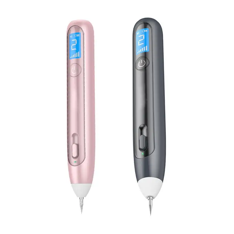 

6 Level Mole Removal Pen With Light With Display Function Beauty Rechargeable Spot Remover Dark Spot Remover