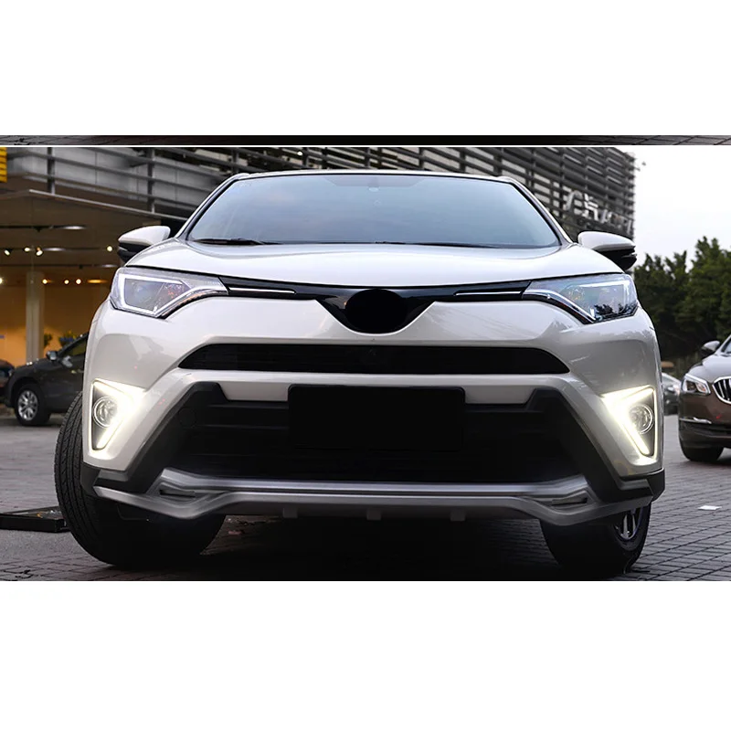 

LED DRL Daytime Running Lamp Turn Signal 6000-6700K For TOYOTA RAV4 2016/2017