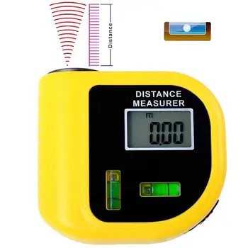 

Portable Level Measurement Instrument Digital Laser Designator LCD Ultrasonic Rangefinder Electronic Tape Measure
