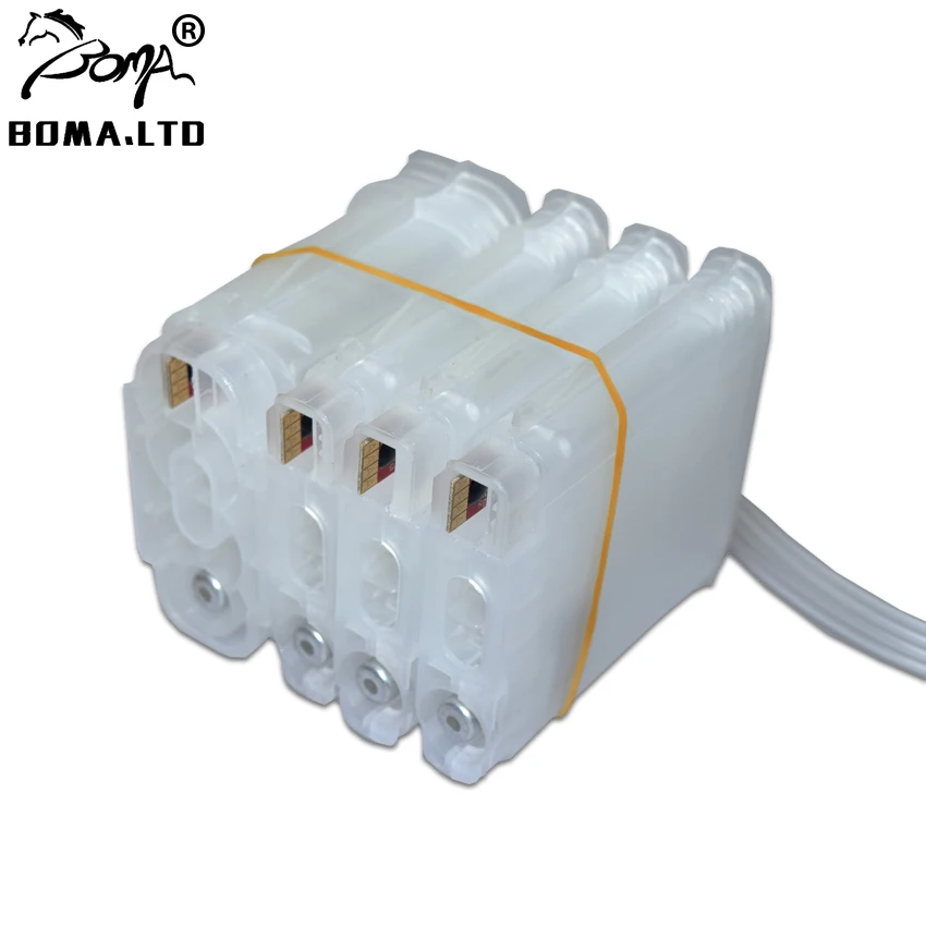 Sistema de Tinta em Massa Ciss para hp Impressora com Chip de Cartucho de Reset Boma. Livre Officejet Pro 8500 8000 8500a Mais Automático Ltd Pós 940 - Imagem 4