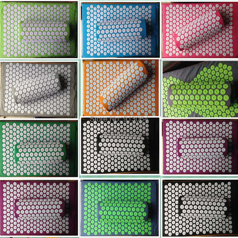 

Rosa Spike Mat Acupressure Chinese traditional acupuncture mat Shakti Mat free shipping Yoga Massage cushion Massager device