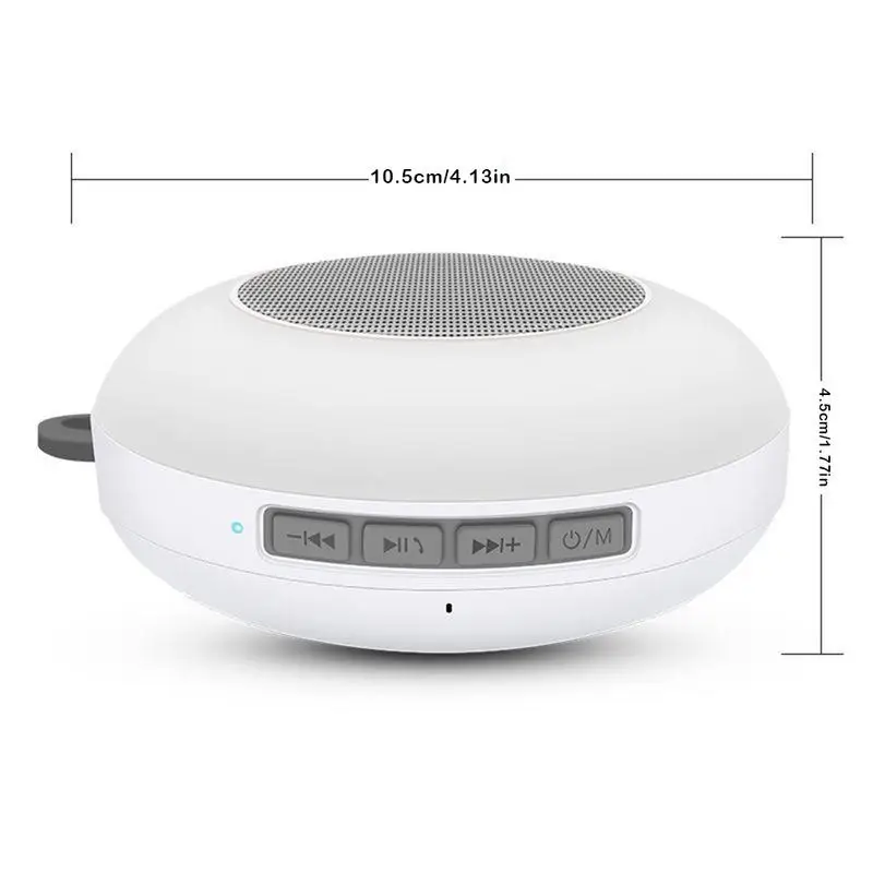 Открытый Bluetooth Душ Динамик Красочный Светодиодный светильник FM Встроенный