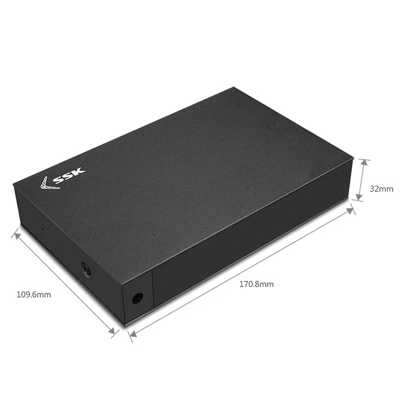  SSK HE-G3000 recinto portátil Hdd 35 pulgadas Sata a USB 30 Hdd caja de disco duro Durable aleación