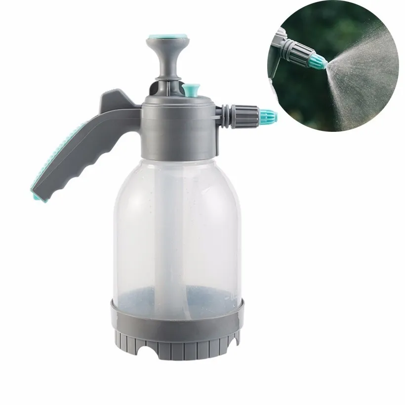 

1.5L New PP Plastic Watering Can Pressure Spray Bottle Garden Planting Sprinkler Pot Green Plants Flowers Gardening Tools