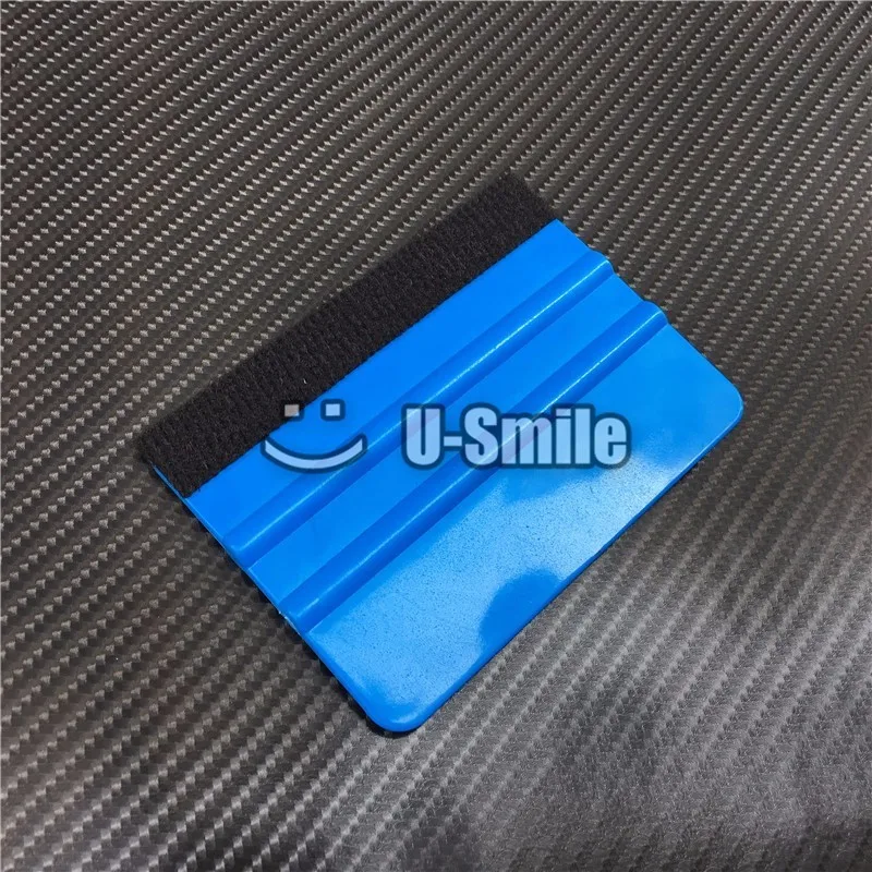 

100pcs/Lot Soft Flexible Vinyl Application Tools Felt Squeegee Scraper Car Wrap Tools For Vehicle Wrapping & Sign Vinyl