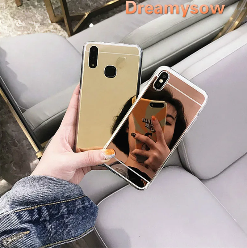 

Mirror TPU Case for Samsung Galaxy S10 Lite S10Plus J3 J5 J7 Pro S6 S7 Edge S8 S9 Plus A6 A8 J4 J6 A7 2018 Cases Ultrathin Cover