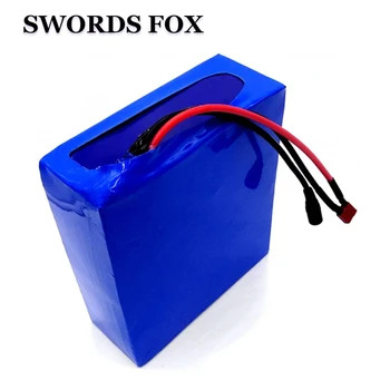 شراءالسيوف الثعلب عالية الطاقة 48 V 50AH مجموعة بطارية دراجة كهربائية 48 V 52ah 2000 W 3000 W عربة جولف البطارية مع 54.6 V 5A شاحن 50A BMS