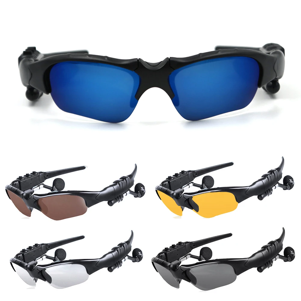 

Stereo Music Headphone Bluetooth Sunglass Earphone Wireless Hands Free Phone Call