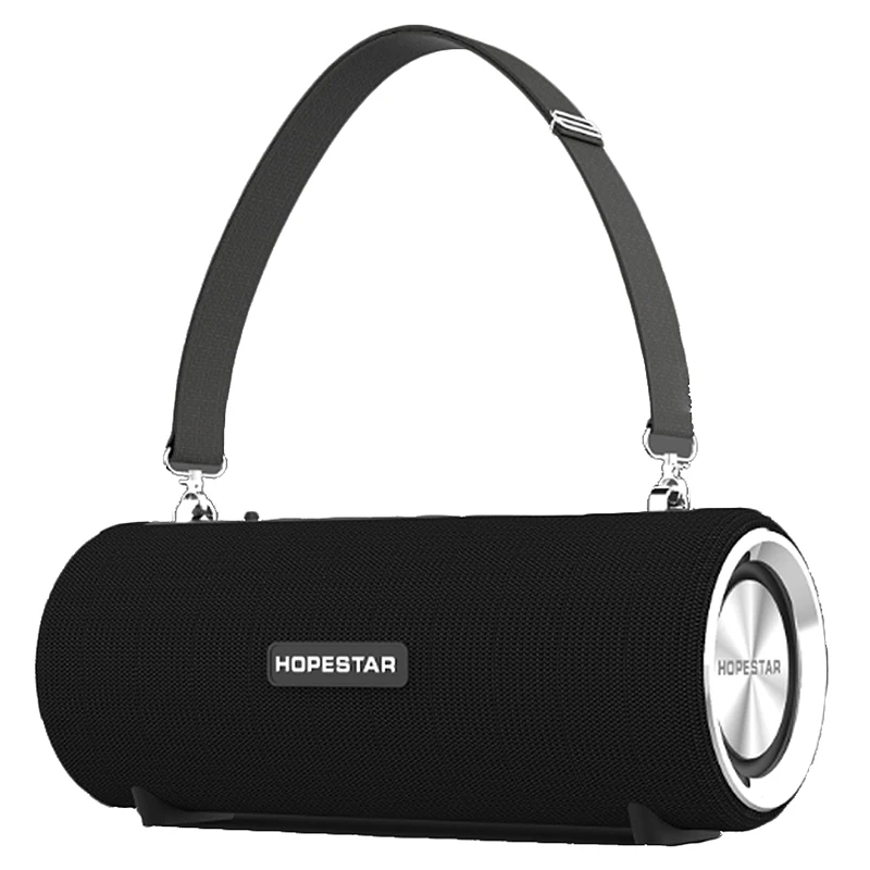 

AABB-HOPESTAR H39 Wireless Portable Bluetooth Speaker Waterproof Outdoor Bass Effect Speaker With Power Bank Usb Aux Mobile Co