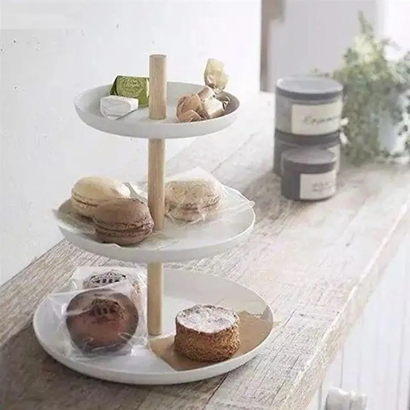 

3 Tier Multifunctional Cake Stand Serving Tray Fruit Platter Elegant Wedding Cupcake Holder