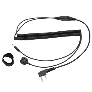 

V3 V6 V8 V1098a V5s Bluetooth Helmet Headset Special Connecting Cable for Kenwood Baofeng UV-5R UV-82 GT-3 Two Way Radio