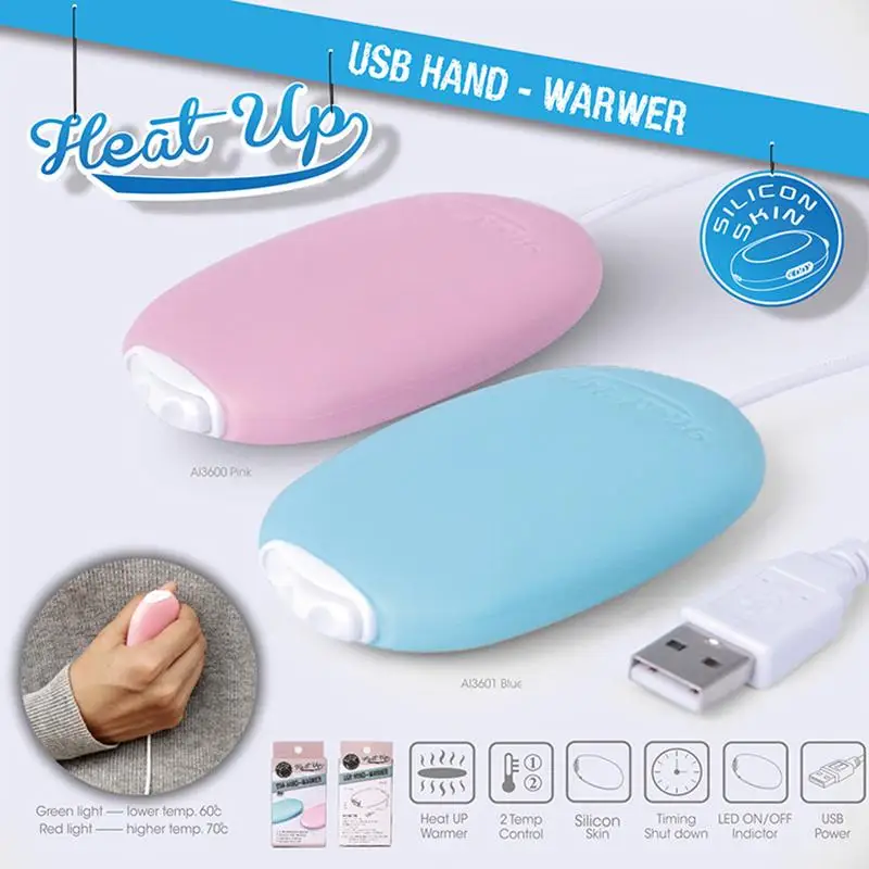 

Rechargeable Hand Warmers Electric Power Bank Dual-Purpose Portable USB Cobblestone Large Capacity Mobile Power Supply