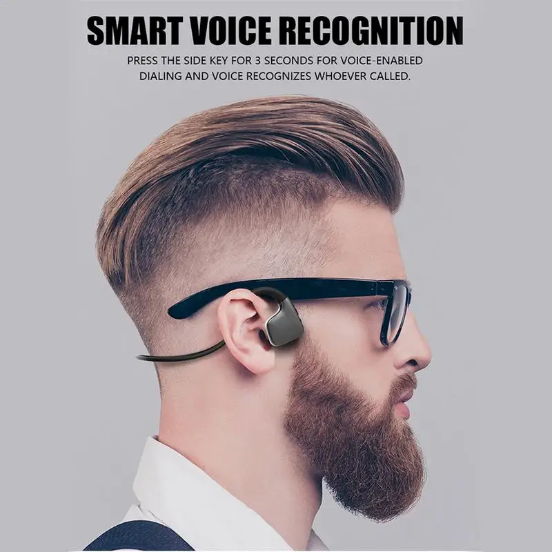 R9 анти капля наушники Bluetooth 5 0 костной проводимости гарнитуры Беспроводные