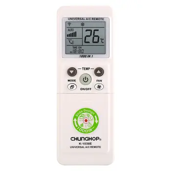 

CHUNGHOP K-1038E Universal A/C Remote White