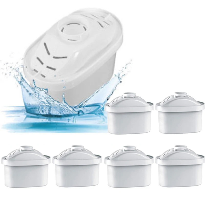 

6Pcs/Lot Water Filter For Water Pitcher Household Purify Kettle Direct Drinking Water Filter Activated Carbon Replacement