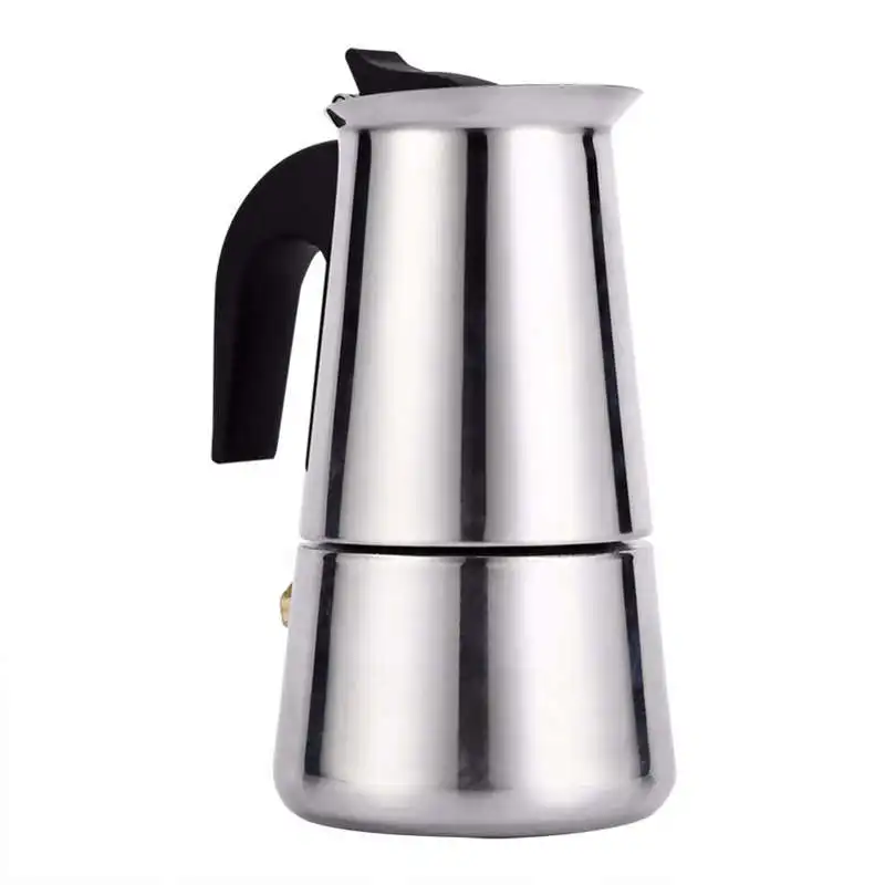 Нержавеющая сталь Moka Кофеварка Mocha эспрессо латте плита фильтр кофейник Percolator
