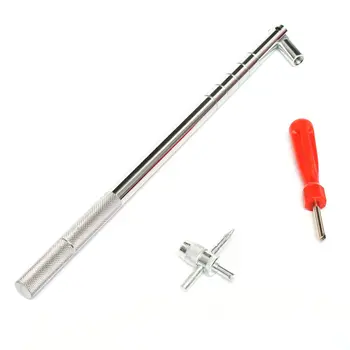 

3Pcs/Set Tyre Puller Repair Valve Core Remover Tools Kit For Car MotorBike Bicycle Bike Stainless Steel