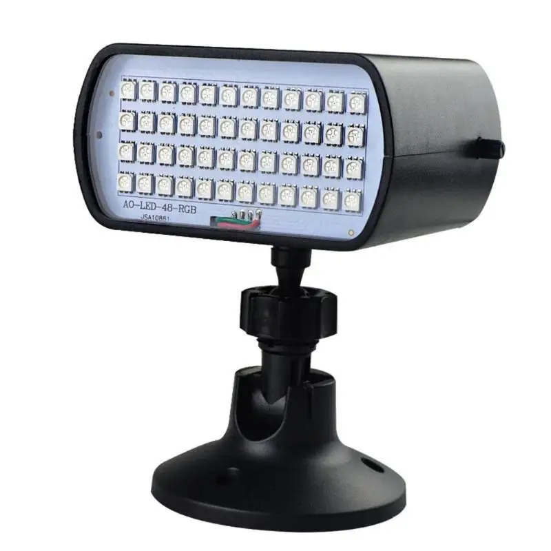 

Atotalof Full Color RGB 48 LED Stage Light Voice Activated Flash Light US Plag