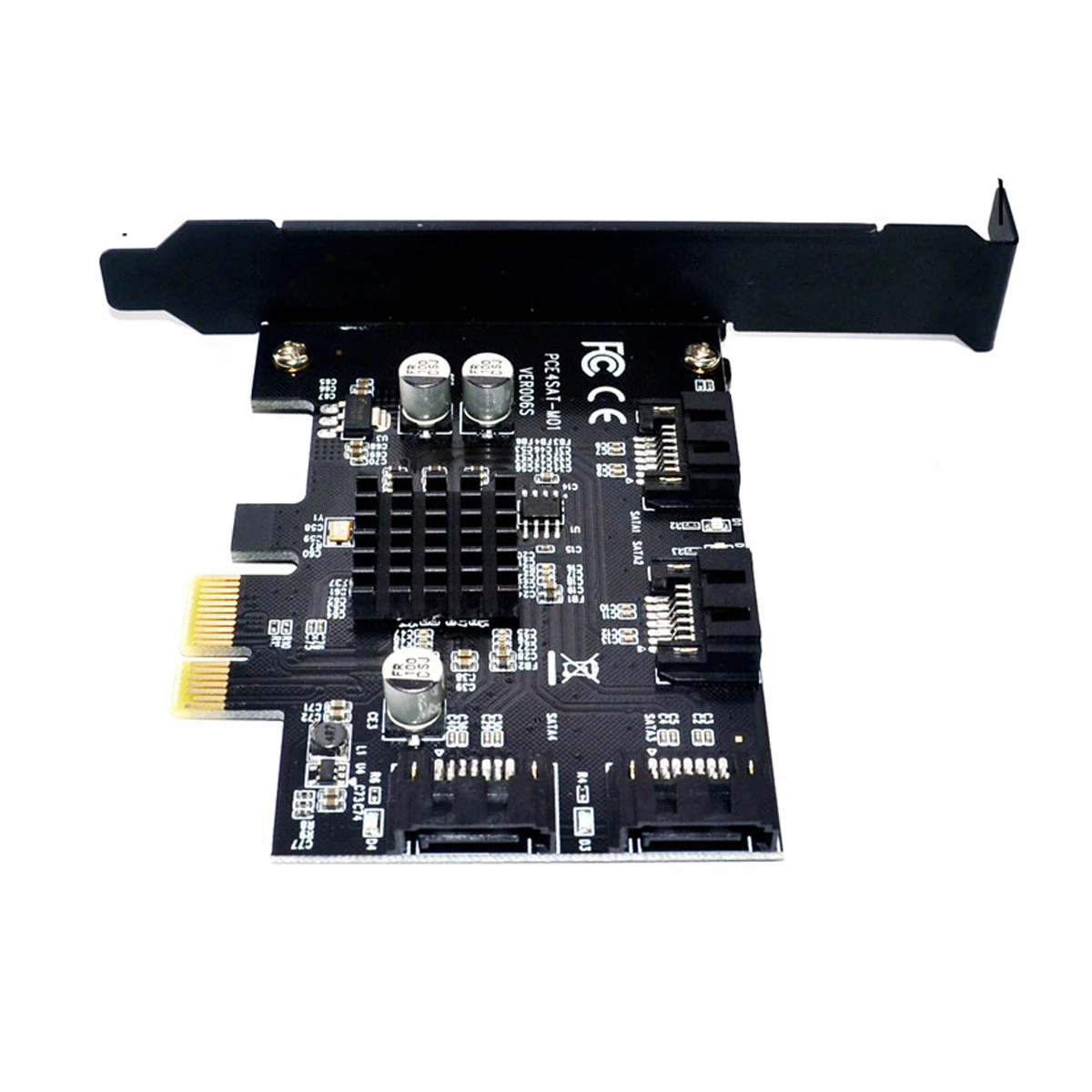 Плата расширения PCI E для контроллера sata3.0 4 порта 6G плата IPFS жесткий диск mining card