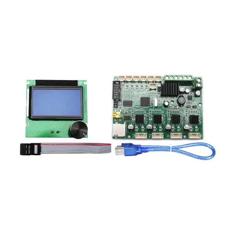 

3D Printer Ender-3 Ender-3S Mainboard Motherboard Controller Board +12864 LCD Display Cables Kits