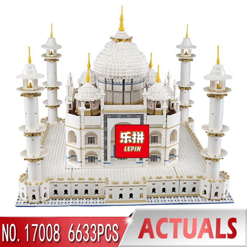 

LEPIN 17008 Creator Expert Taj Mahal Model Building Kits Assembling Bricks Compatible with Legoing 10256 Educational Gifts Toys