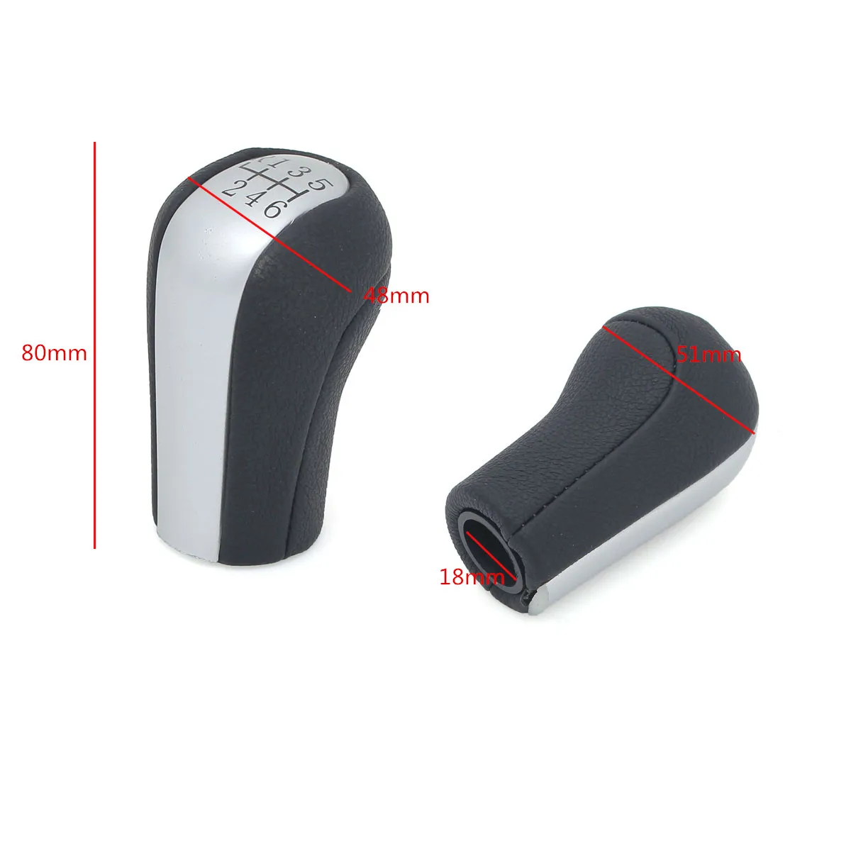 6 Speed Manual Car Gear Shift Knob Head for Toyota Corolla /RAV4 /Verso /Avensis /Yaris/Vitz|Ручка переключения передач| |