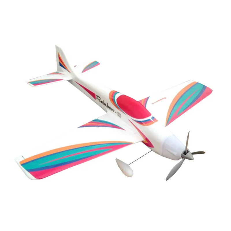 

F3A 3D Aerobatic RC Airplane PNP Thunder / Rainbow 890mm Wingspan EPO RC MODEL HOBBY TOY MD90 Outdoor Toys 2019 For Kids