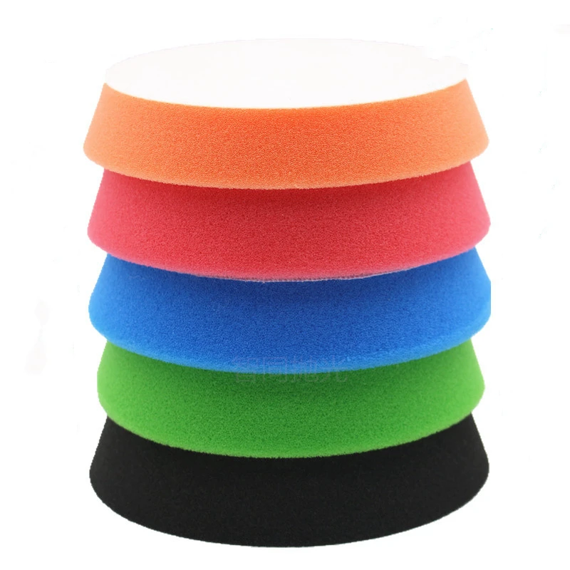 

5 Inch Car Polishing Sponge Wheel 6 Inch Polishing Disc-Oblique Edge Sponge Grinding Reduction Disk 5 Piece Set