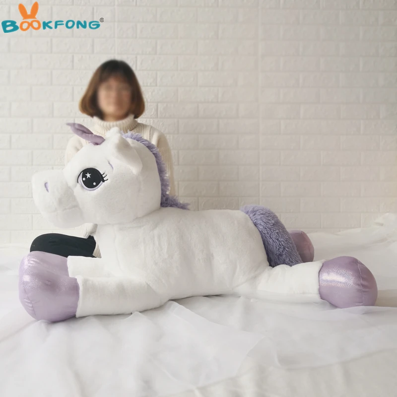 

Big Size Unicorn Plush Toys Giant Unicorn Stuffed Animal Soft Doll Plush Pillow For Children Birthday Christmas Gifts For Girls