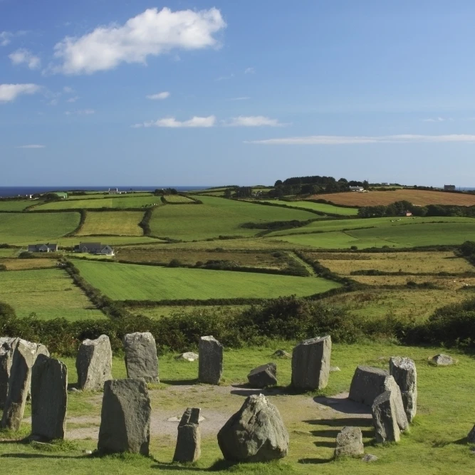 Drombeg Stone Circle Near Glandore In West Cork (Графство Корк Ирландия) (38x24)|Таблички и знаки| |