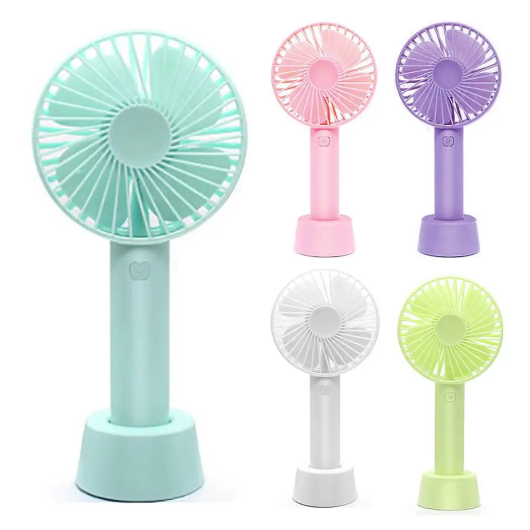 

Mini Portable USB Charging Wind Adjustment Home, Office, Outdoor By Button Handheld Fan 18650 Li-ion Battery