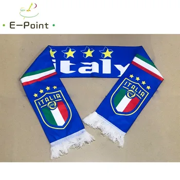

145*16 cm Size Italy National Football Team Scarf for Fans Russia 2018 Football World Cup Double-faced Velvet Material