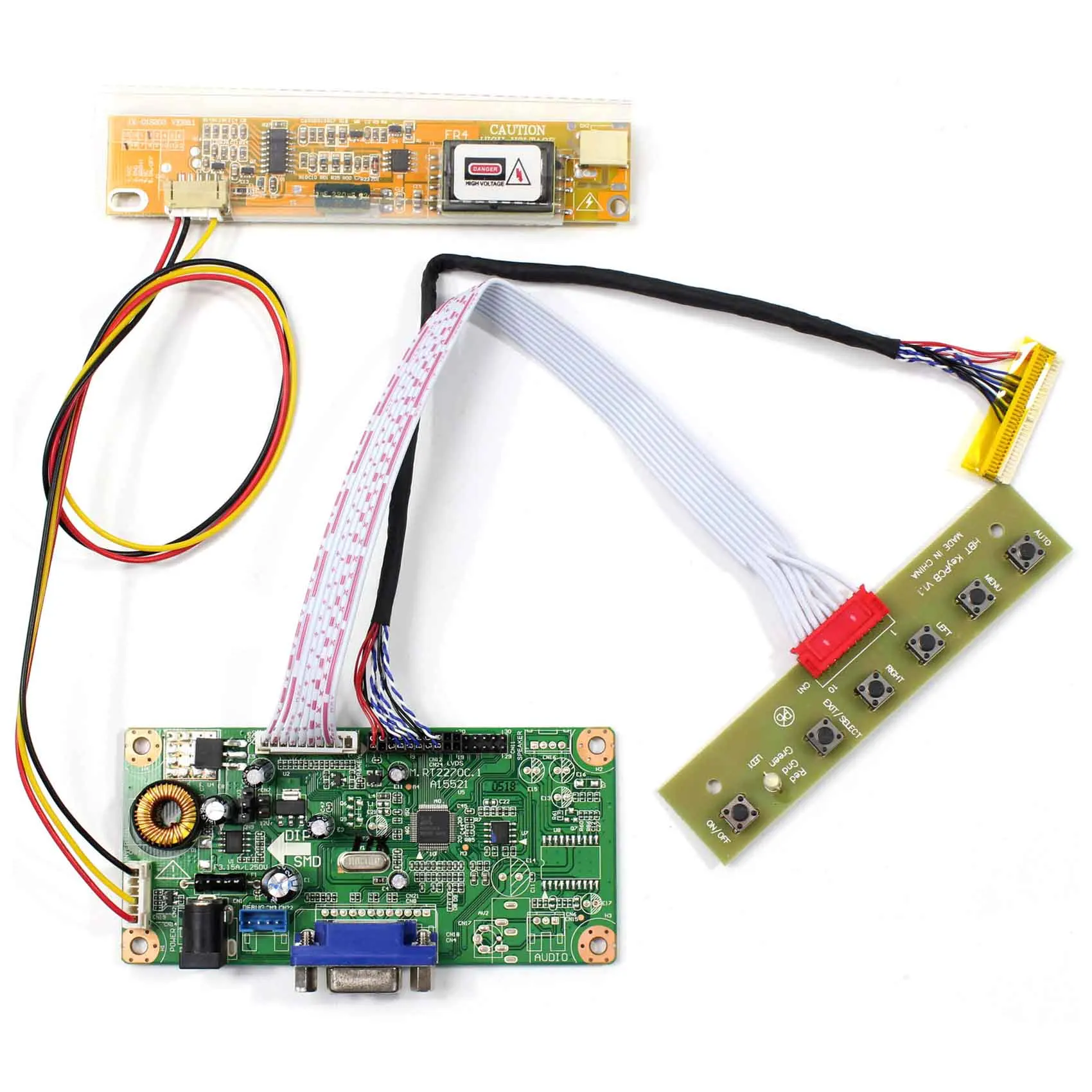 

15.4" LCD Display LCD Driver Board LP154WX3 1280x800 B154EW02 LCD Screen B154EW08 B154EW04 LP154WX4 QD14TL01 N154I2 VGA Board