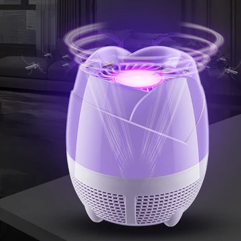 

Garden Supplies Pest Control Mosquito Killer Lamp Led Killer Moth Purple Light LED Bug Zapper Fly Lamp Trap Wasp Pest Wind Power