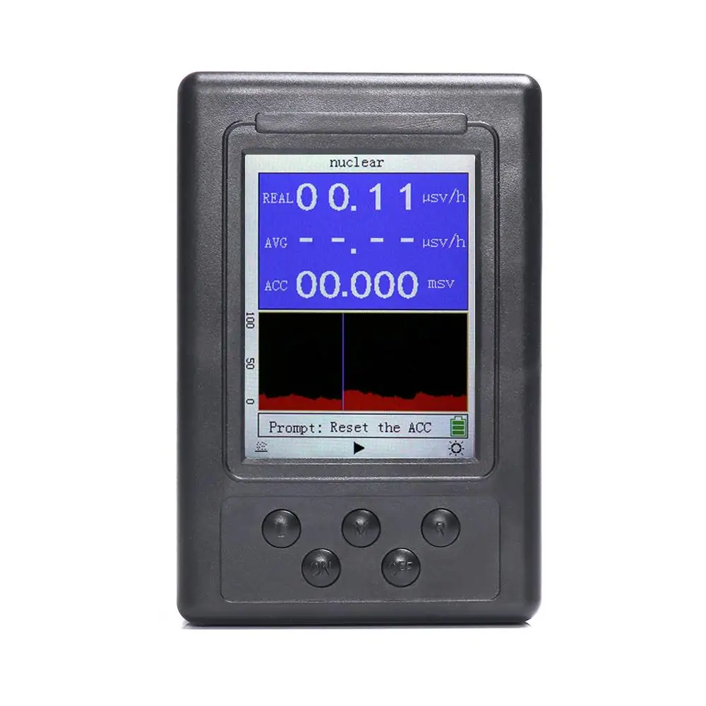 

1Pcs Display Screen Radiation Dosimeter Geiger Counters Radiation Detector Dosimeters Marble Tester